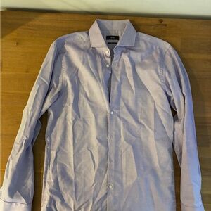 Boss Men's Lavender Dress Shirt